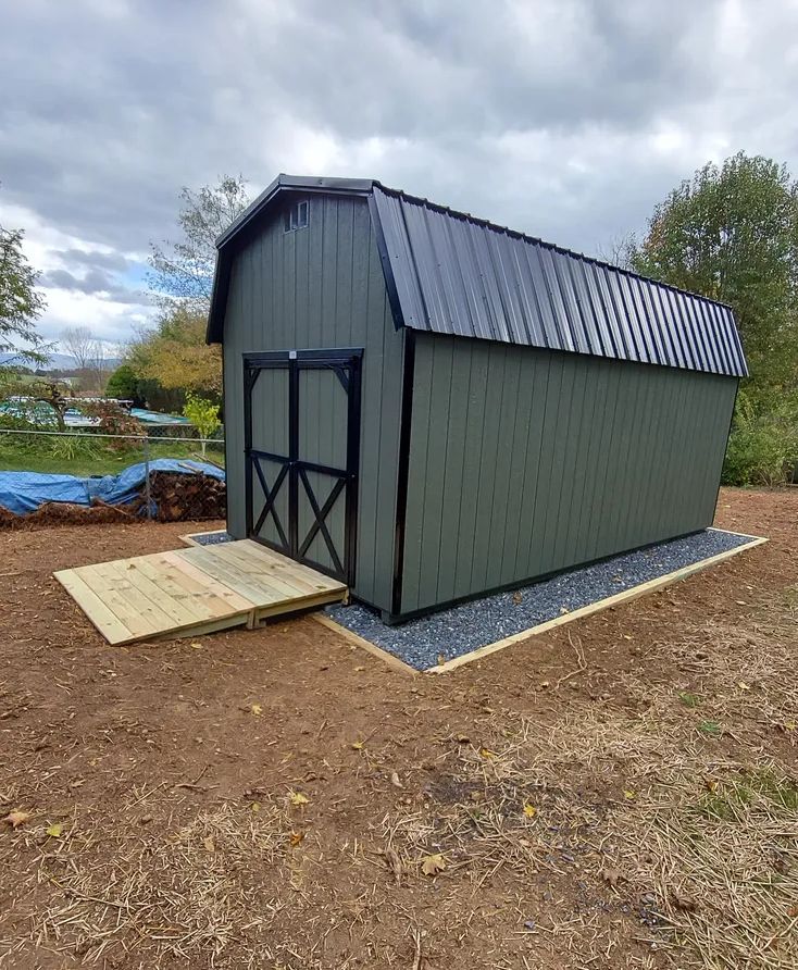 grey shed